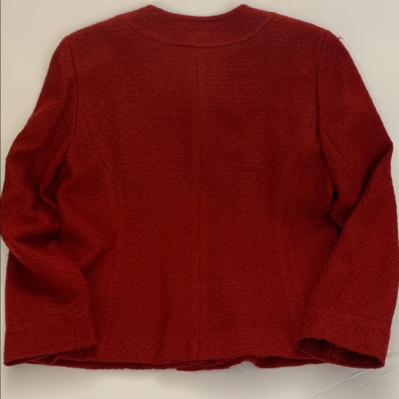 Appleseed’s Vintage cranberry jacket, 10, 5 buttons down and front pockets - Picture 9 of 10
